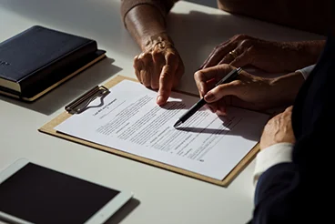 Signing estate planning documents